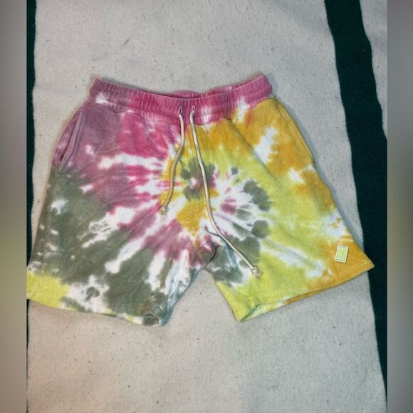 Towel Club Tie Dye Soft Towel Material Shorts - Picture 4 of 9